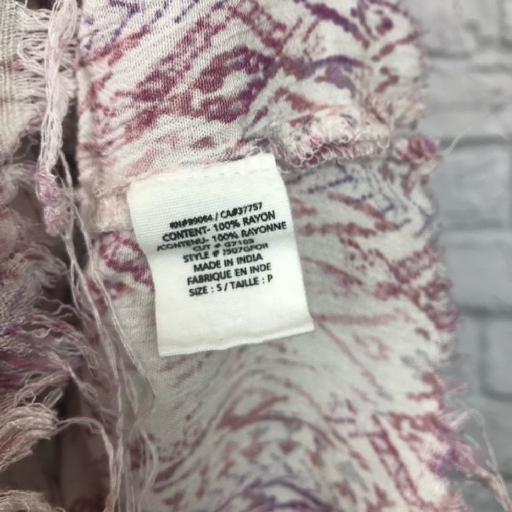 Billabong Boho Blouse Top Small Open Back - Picture 8 of 8